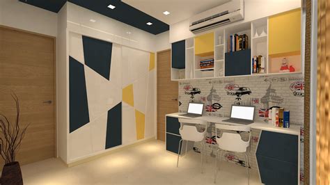 simple home office design   space design studio kreatecube