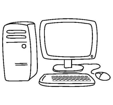 computer  printable coloring page  printable coloring pages