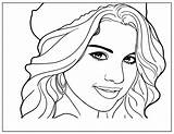 Selena Getdrawings sketch template