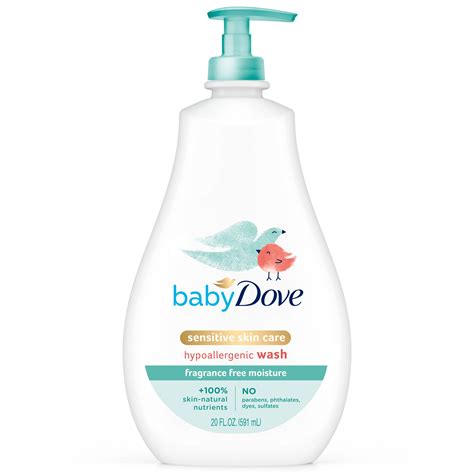 baby dove sensitive moisture tip  toe baby wash shop bath hair care