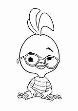 Chicken Coloring Pages Little sketch template
