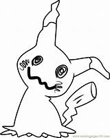Mimikyu Sun Litten Pokémon Mimi Coloringpages101 sketch template