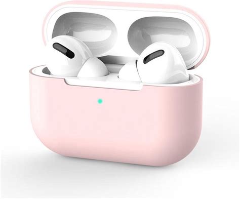 bolcom siliconen hoesje apple airpods pro roze airpods case roze airpod pro case