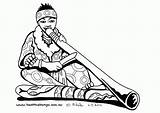 Didgeridoo sketch template