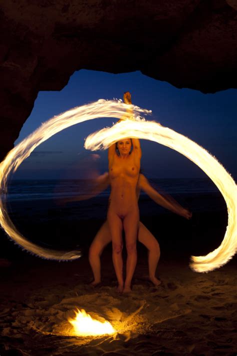 Fire Dancing Naked Nudeshots