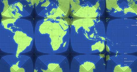 earth cube map projection maps