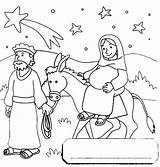 Pages Donkey Bethlehem Sunday Christmas Nativity Bible Starklx sketch template