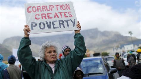 corruption    rise  south africans  nigerians