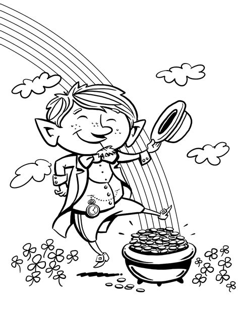 leprechaun coloring pages  coloring pages  kids