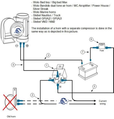 bad boy electric air horn wiring diagram