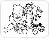 Pooh Tigger Winnie Disneyclips sketch template