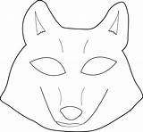 Wolf Masks Strangers Mysterious άρθρο από sketch template