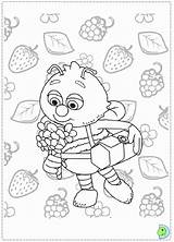 Coloring Fifi Flowertots Library Codes Insertion Tots Dinokids sketch template