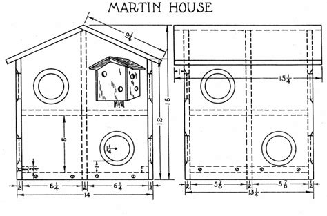 purple martin bird house  build   families   plans