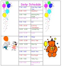 start   daycare program   forms included start