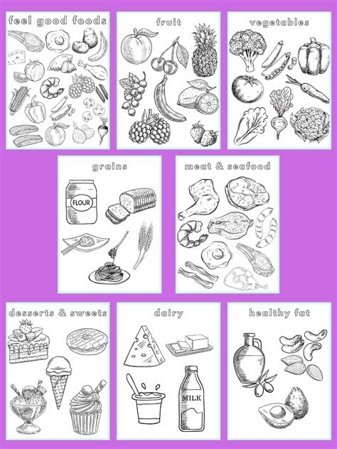 food coloring pages  category literacy learn