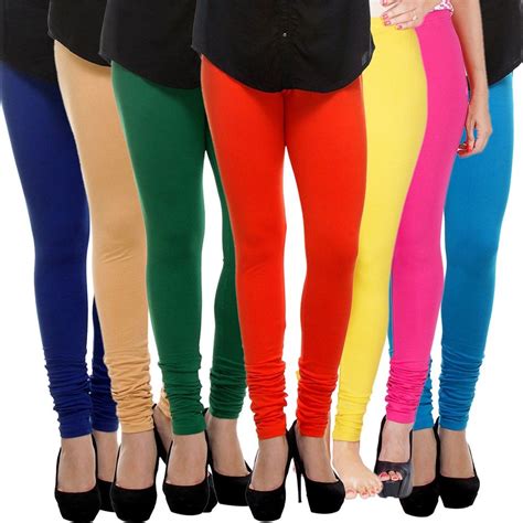 buy cotton legging for women s multi color leggings churidar leggings
