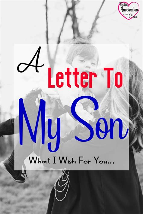 letter   son      letters   son mom advice