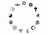 Religiones Dibujo Weltreligionen Malvorlage Grandes Große Nicepng Abbildung sketch template