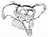 Coloring Pages Clown Insane Posse Getcolorings Scary Clowns Color sketch template