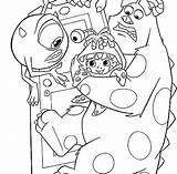 Coloring Pages Sulley Mike Getdrawings sketch template