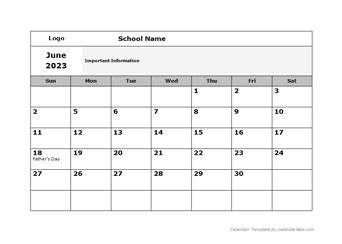 editable school calendar    calendar  update