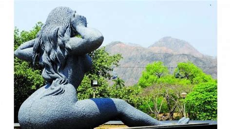 yakshi sculpture at the malampuzha park 3d model cgtrader