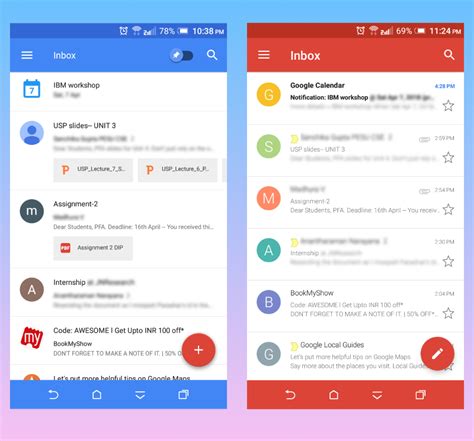 gmail inbox  ui upgrade  gmail  praveen naik medium