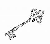 Key Drawing Skeleton Vintage Keys Clipart Lock Drawings Excerpt Antique Cliparts Extraordinary Heart Tattoo Theory Objects Pencil Clip Car Designs sketch template