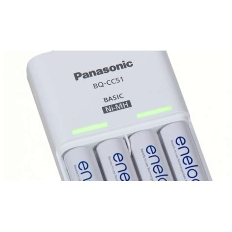 Panasonic Eneloop Bq Cc51e 4 Battery Aa Charger For Ni Mh Aa Aaa