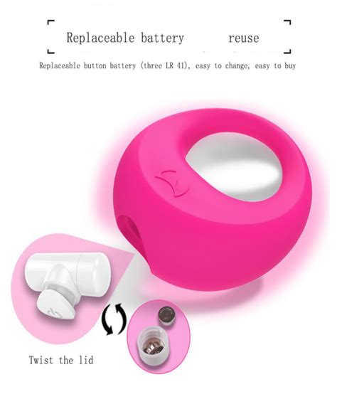 Kamalife Pink 1 Pc Silicone Lock Fine Ring Male Female Resonance Sex