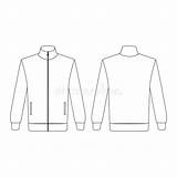 Tracksuit Mockups Outline Yellowimages sketch template