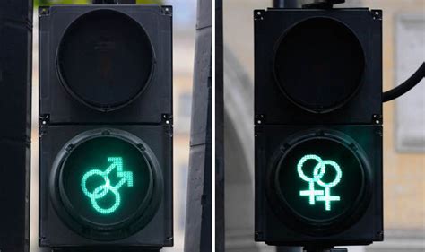 gay traffic lights leave pedestrians in trafalgar square confused uk news uk