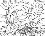 Coloring Pages Starry Night Clipart Library Famous Superhero sketch template