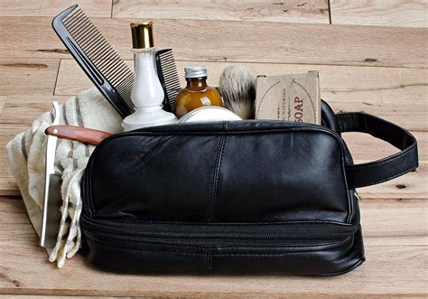 great ideas   perfect mens toiletry bag travel shaving kits classic leather