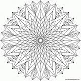 Coloring Kaleidoscope Pages Popular sketch template