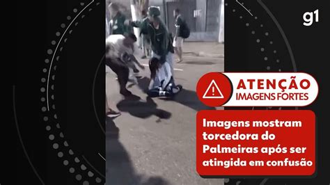 Vídeos Mostram Torcedora Do Palmeiras Após Ser Atingida Por Garrafa De