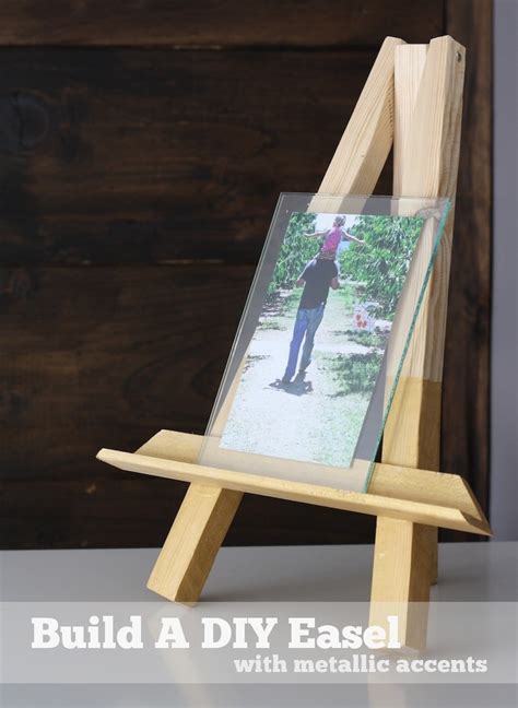 diy easel picture frame merrypad