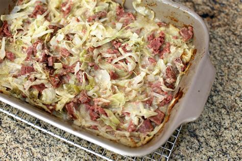 quick  easy corned beef  cabbage casserole