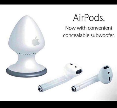 airpods   bass subwoofer funny pictures design fails