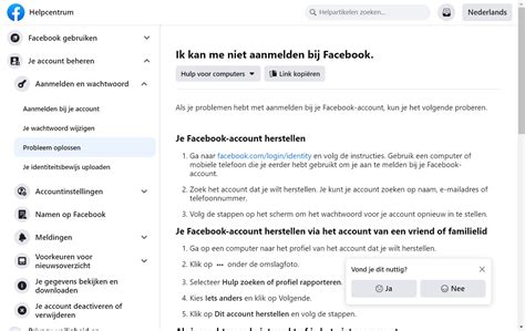 ik  niet meer inloggen op facebook