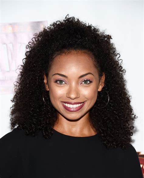 Logan Browning Curly Hair Moments Essence