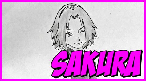como desenhar sakura haruno how to draw sakura haruno [speedart hd] youtube