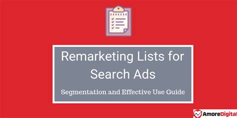 remarketing lists  search ads rlsa guide amore digital