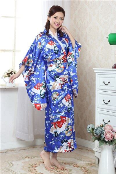 new arrival black japanese traditional women kimono sexy silk yukata