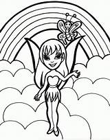 Rainbow Coloring Pages Printable Birthday sketch template