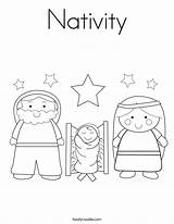 Nativity Coloring Pages Built California Usa sketch template