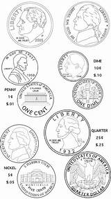 Coins Properly Handling Coloringpagesfortoddlers Varieties sketch template