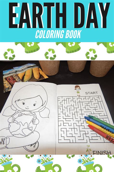 earth day coloring book printable