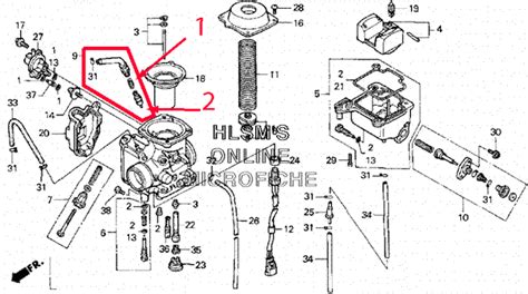honda foreman  carburetor diagram drivenheisenberg